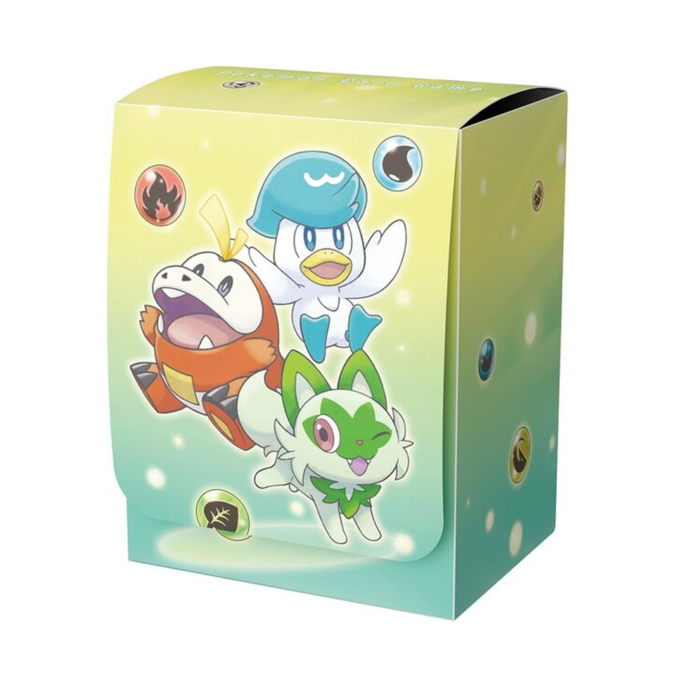 Deck Box Sprigatito, Fuecoco & Quaxly
