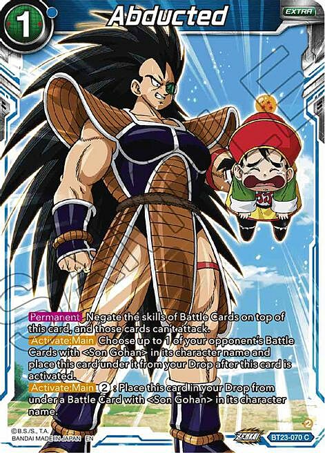 Abducted Card Front