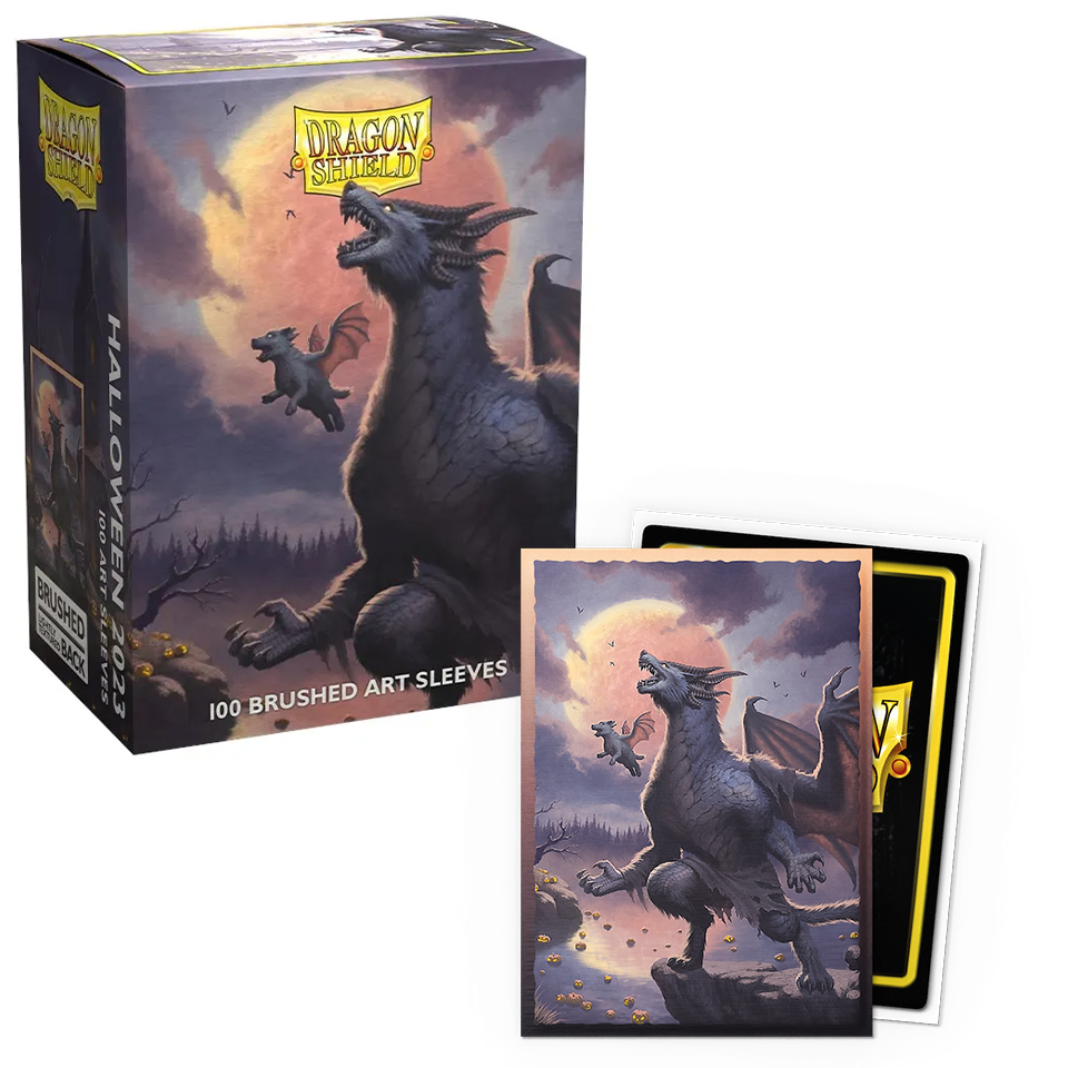 100 Dragon Shield Sleeves - Brushed Halloween 2023