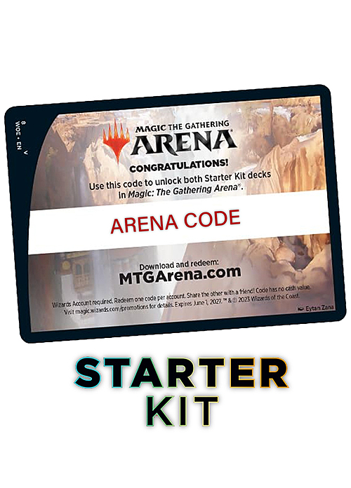 Arena Code Card | Starter Kit 2023 Card Front