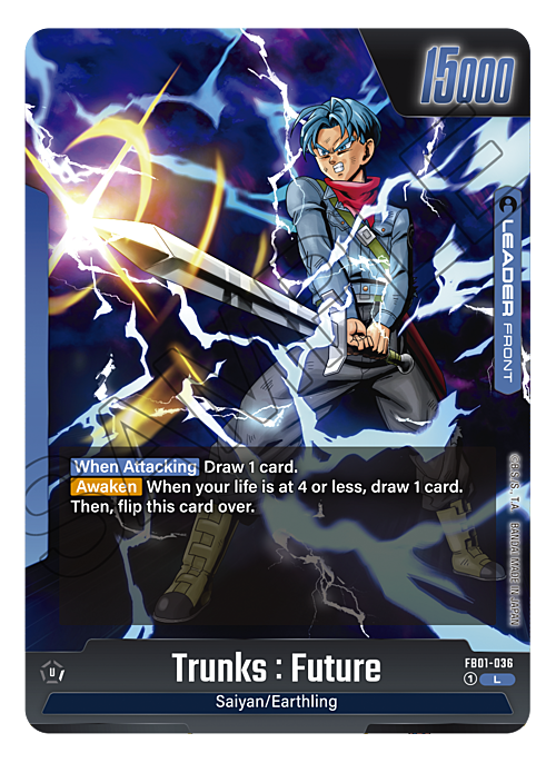 Trunks: Future Card Front