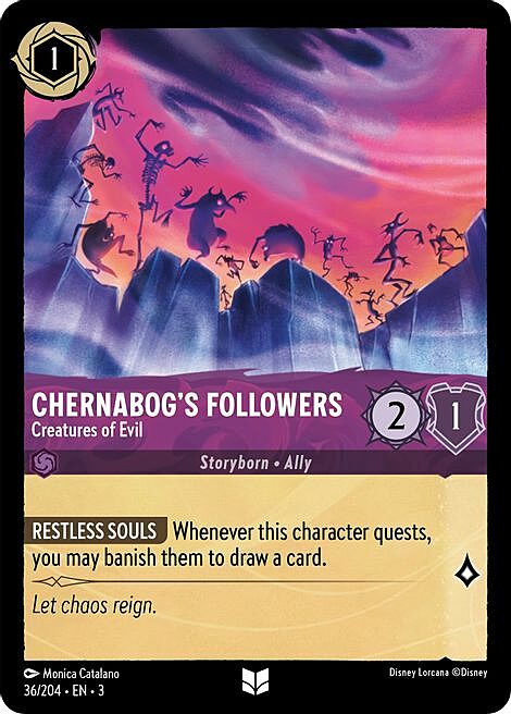 Seguaci di Chernabog - Creature del Male Card Front