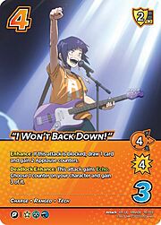 "I Won't Back Down!"