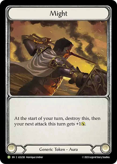 Might // Vigor Card Front