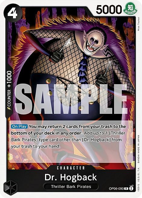 Dr. Hogback Card Front