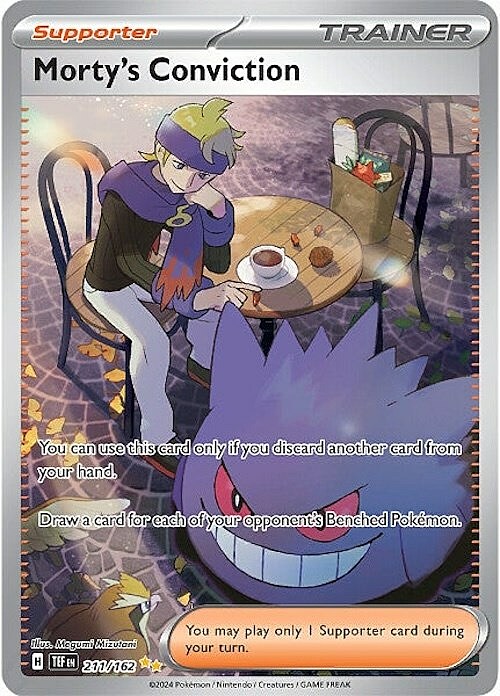 Morty's Conviction Card Front