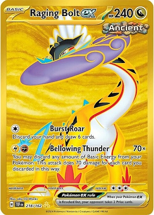 Raging Bolt ex Card Front