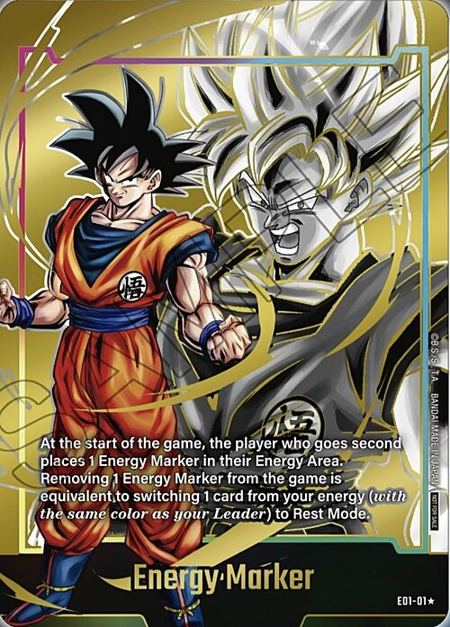 "Son Goku" Energy Marker Card Front