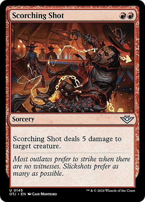 Scorching Shot Card Front