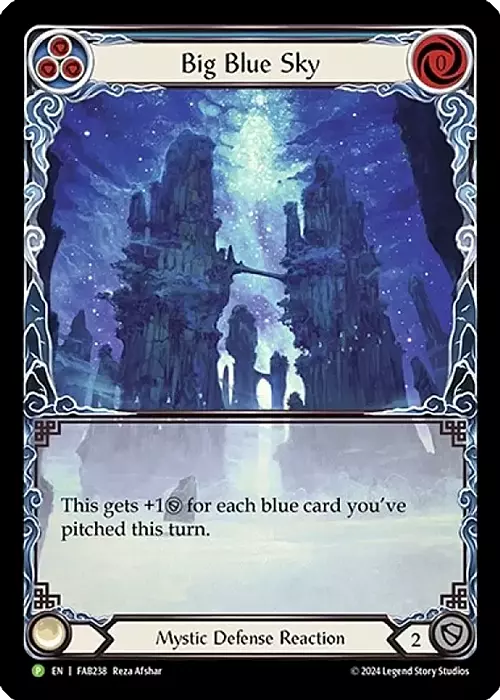 Big Blue Sky Card Front
