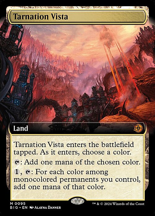 Tarnation Vista Card Front