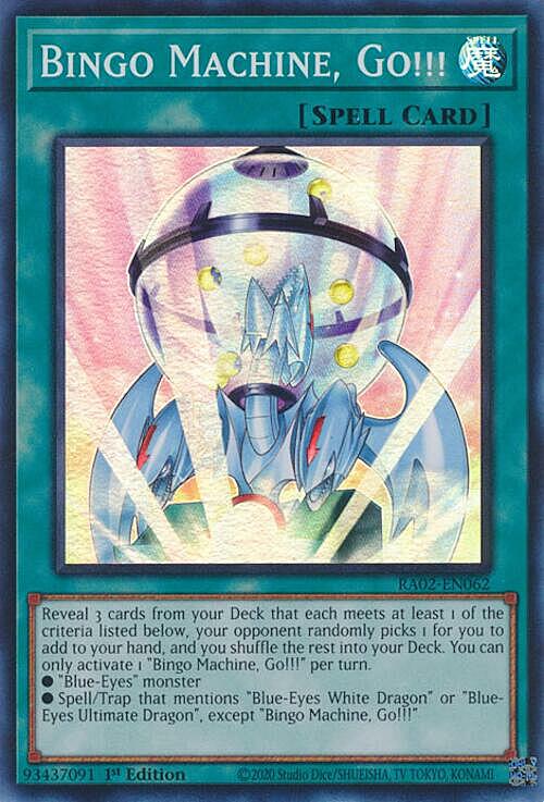 Bingo Machine, Go!!! Card Front
