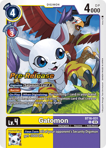 Gatomon Card Front