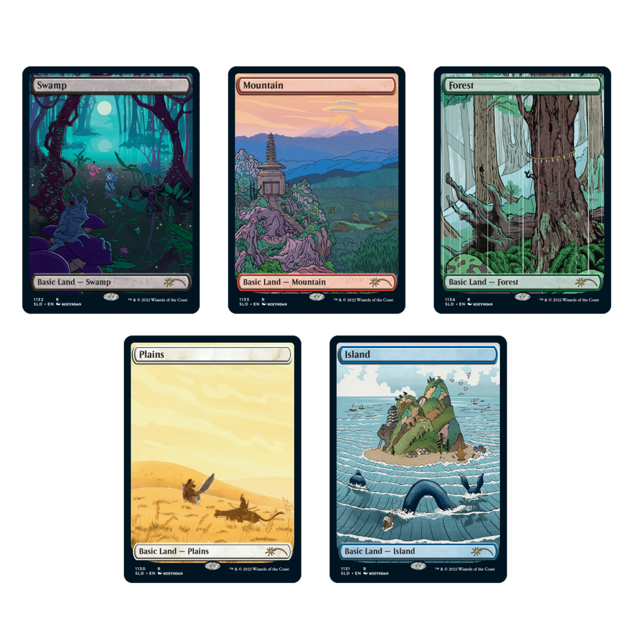 Secret Lair Drop Series: December Superdrop 2022: Special Guest: Kozyndan: The Lands Set