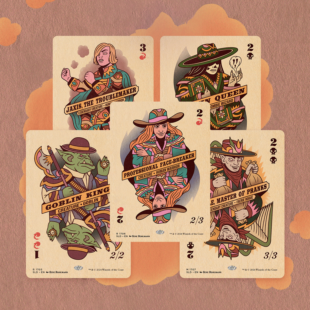 Secret Lair Drop Series: Spring Superdrop 2024: Poker Faces Set