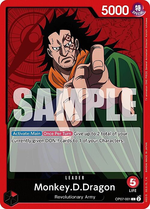 Monkey.D.Dragon Card Front