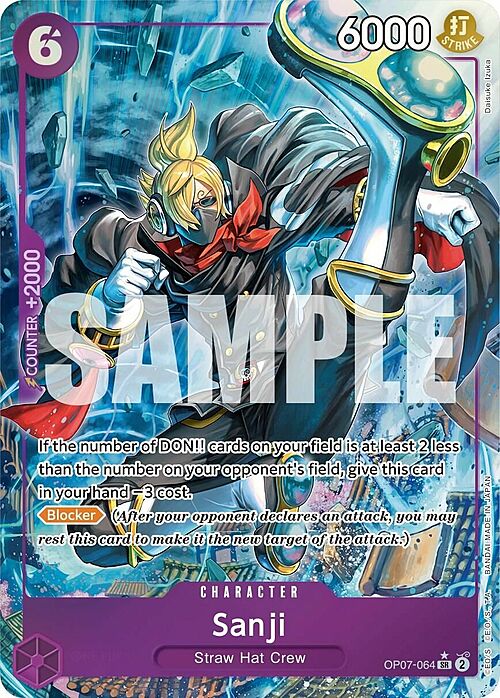 Sanji Card Front
