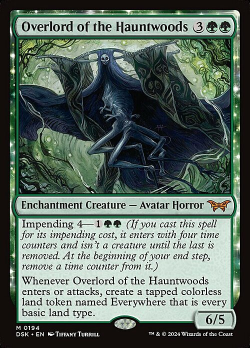 Overlord of the Hauntwoods Card Front