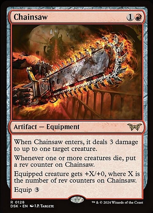 Chainsaw Card Front