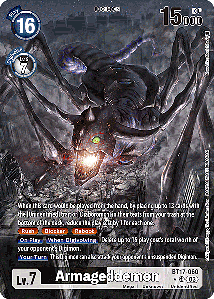 Armageddemon Card Front