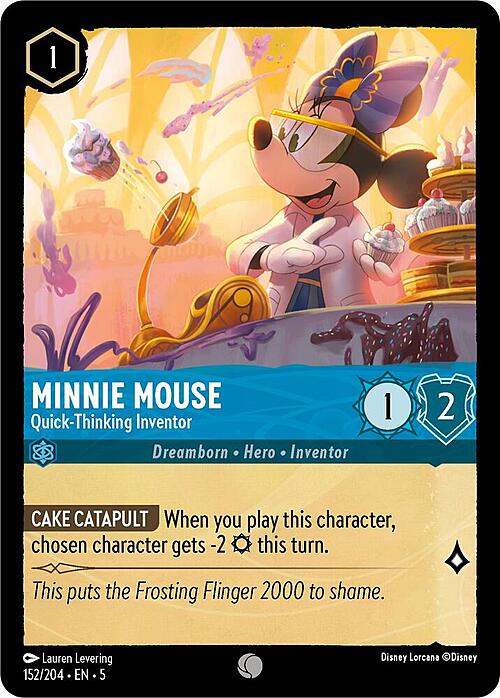 Minnie Mouse - Quick-Thinking Inventor Card Front