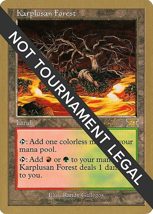 Karplusan Forest Card Front
