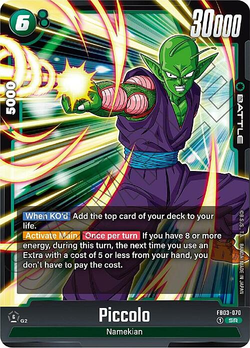 Piccolo Card Front