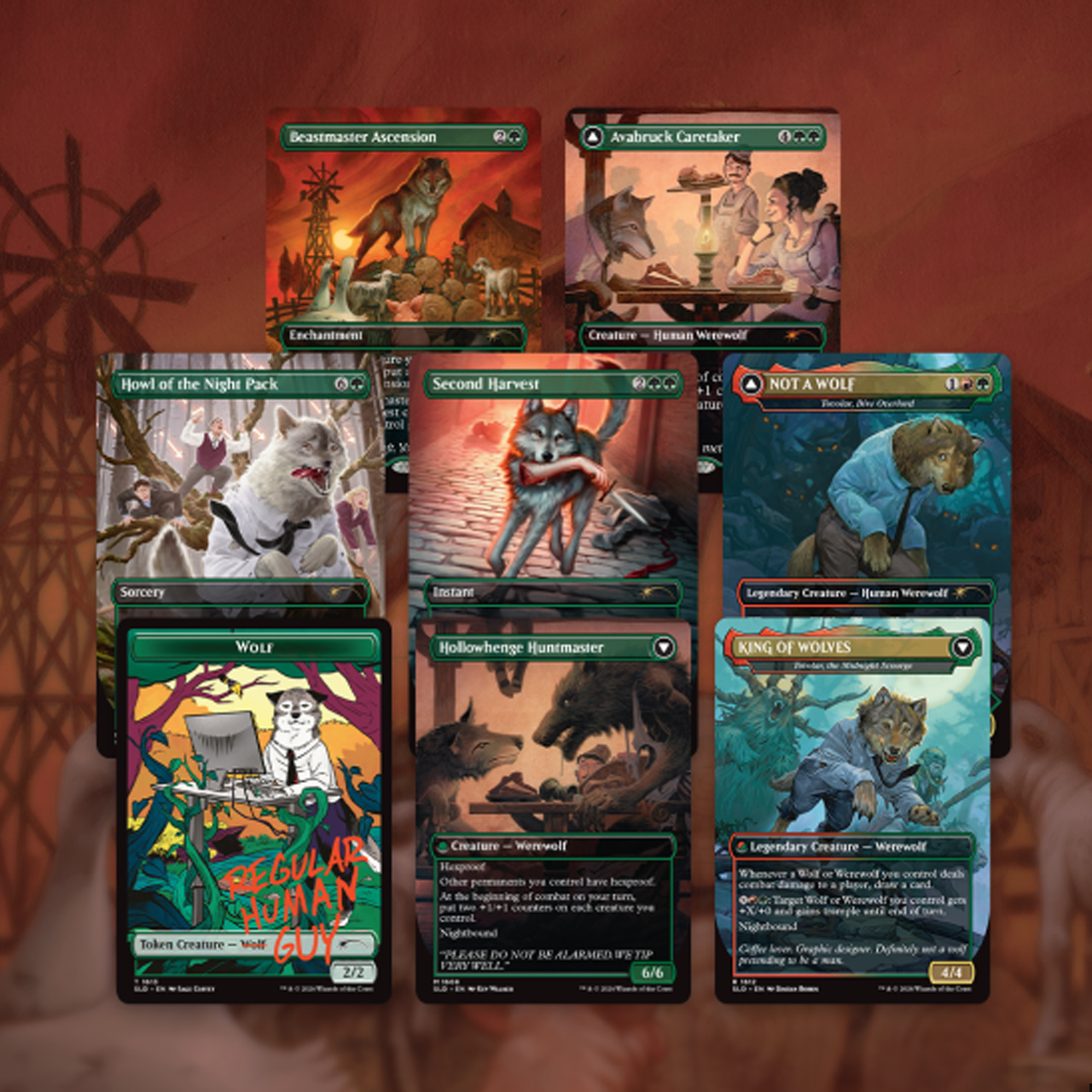 Secret Lair Drop Series: Summer Superdrop 2024: Featuring: Not a Wolf Set