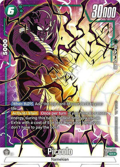Piccolo Card Front