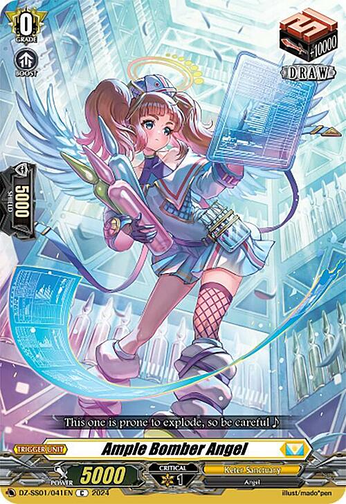 Ample Bomber Angel Card Front