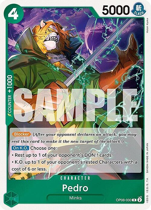 Pedro Card Front