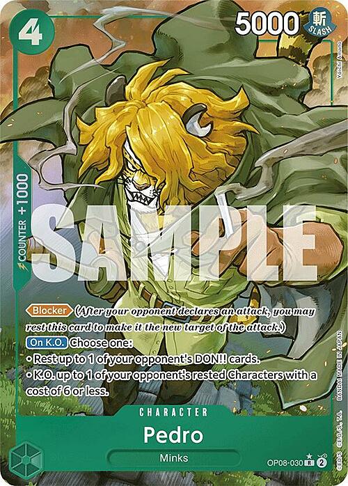 Pedro Card Front
