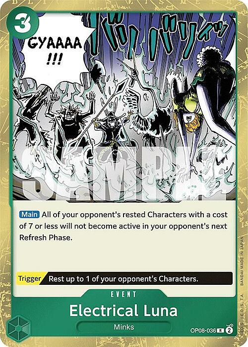 Electrical Luna Card Front