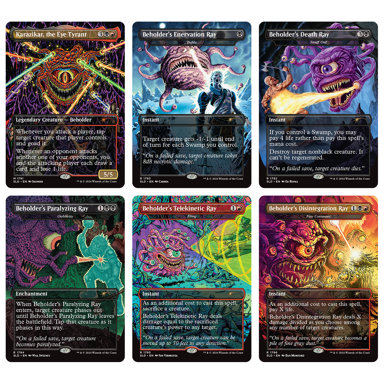 Secret Lair x Dungeons & Dragons: Death is in the Eyes of the Beholder II Set