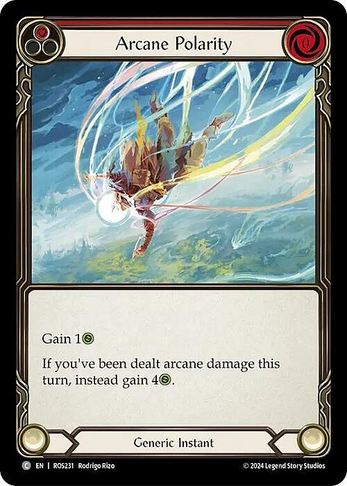 Arcane Polarity (Red) Card Front