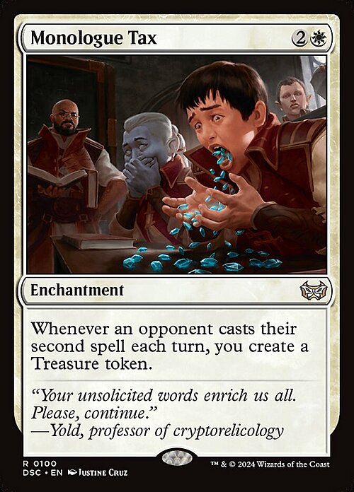 Monologue Tax Card Front