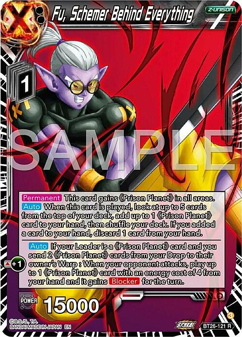 Fu, Schemer Behind Everything Card Front