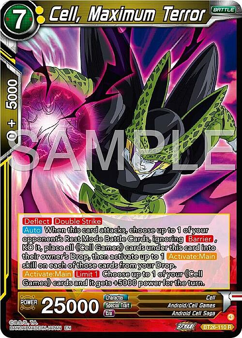 Cell, Maximum Terror Card Front