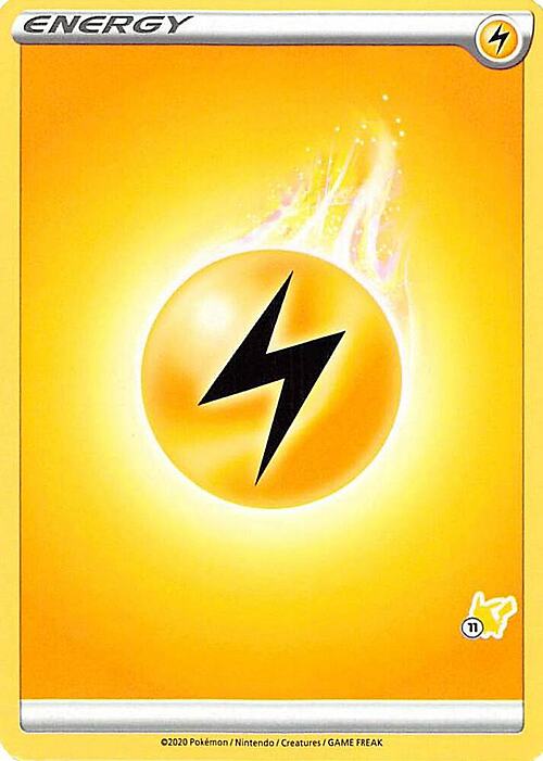 Lightning Energy Card Front