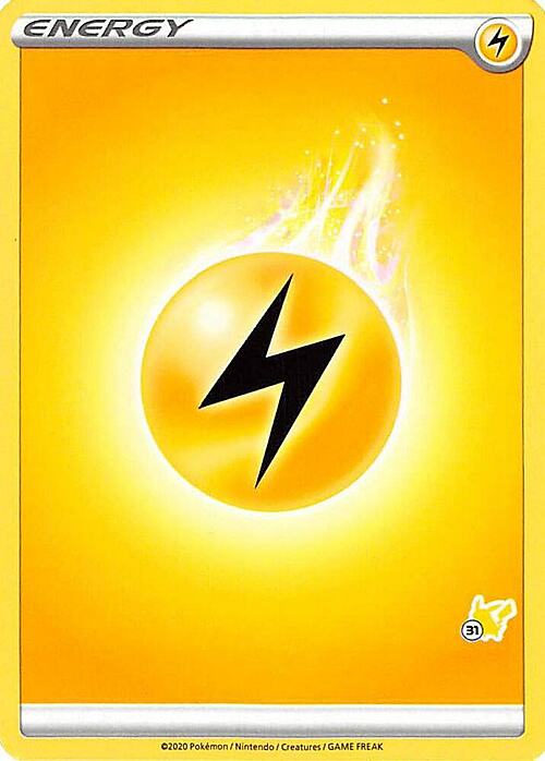 Lightning Energy Card Front
