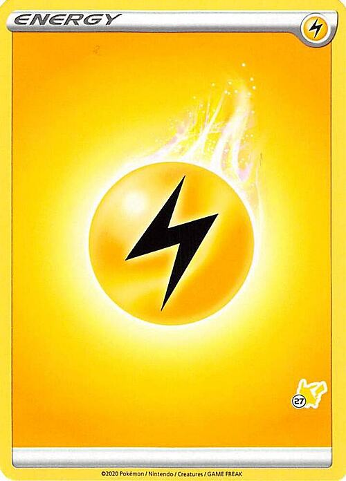 Lightning Energy Card Front