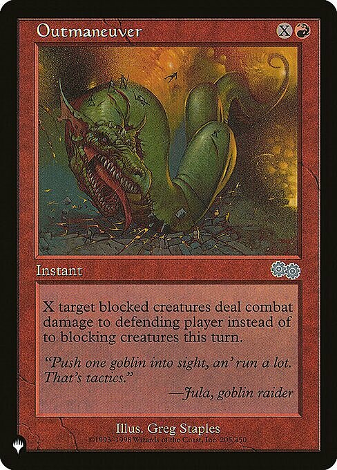 Outmaneuver Card Front