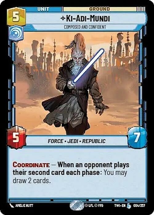 Ki-Adi-Mundi - Composed and Confident Card Front