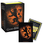 100 Dragon Shield Sleeves - Brushed House Lannister