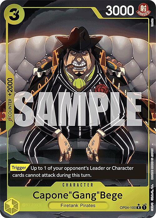 Capone"Gang"Bege Card Front