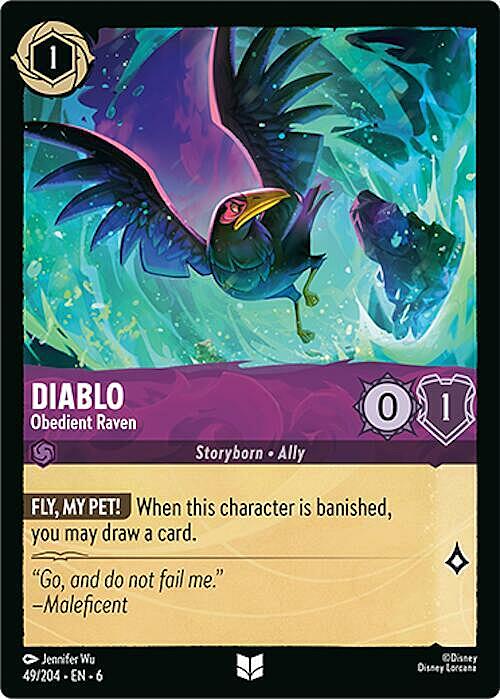 Diablo - Obedient Raven Card Front