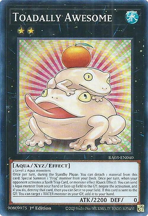 Toadally Awesome Card Front