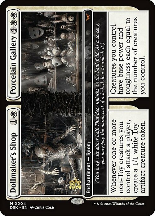 Dollmaker's Shop // Porcelain Gallery Card Front