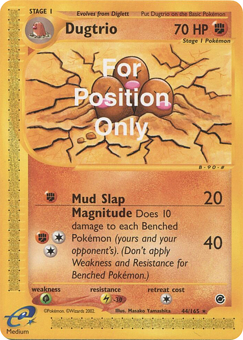 Dugtrio Card Front