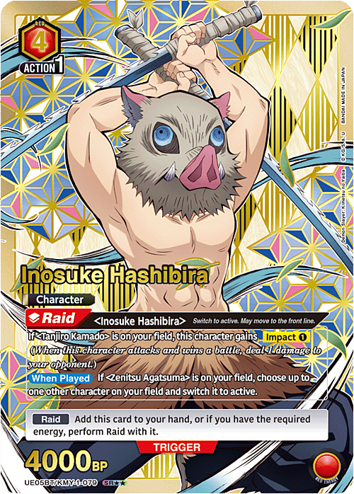 Inosuke Hashibira Card Front
